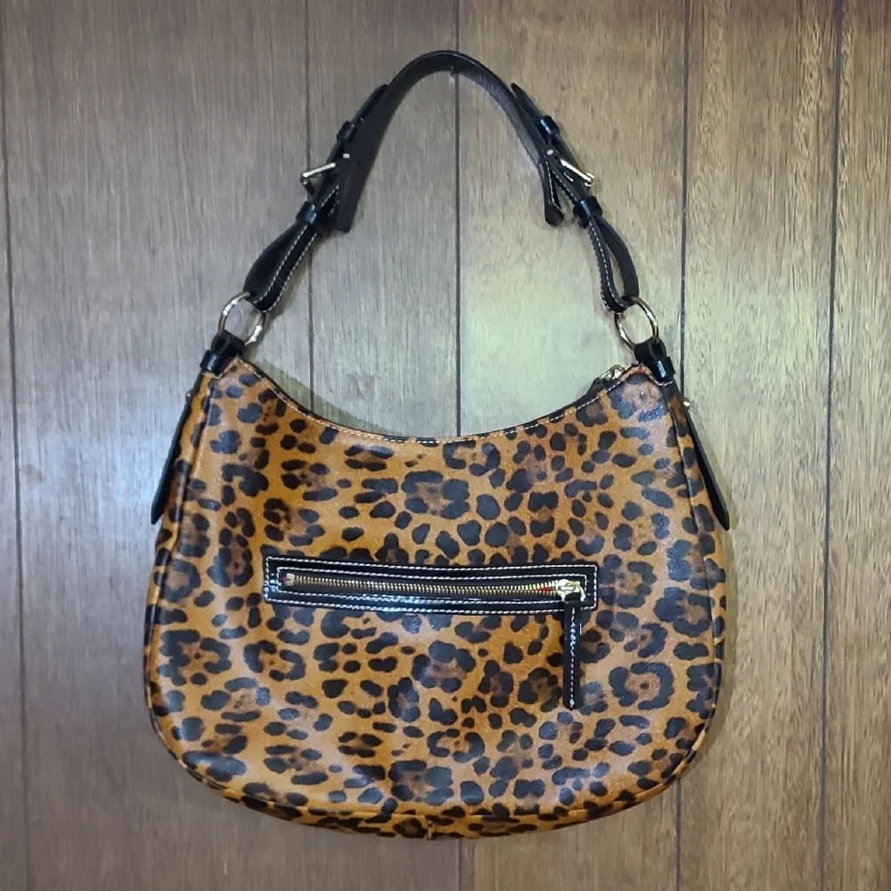 Dooney & Bourke Leopard Print Hobo Bag - Picture 2 of 3